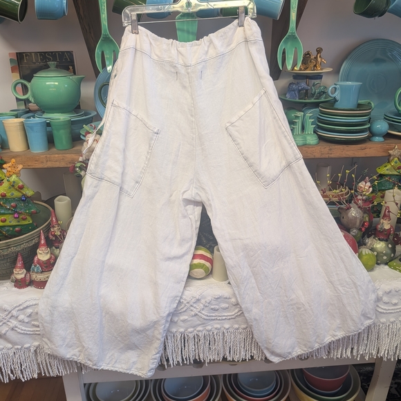 NWTO Cynthia Ashby Linen Pantaloons - Picture 4 of 9